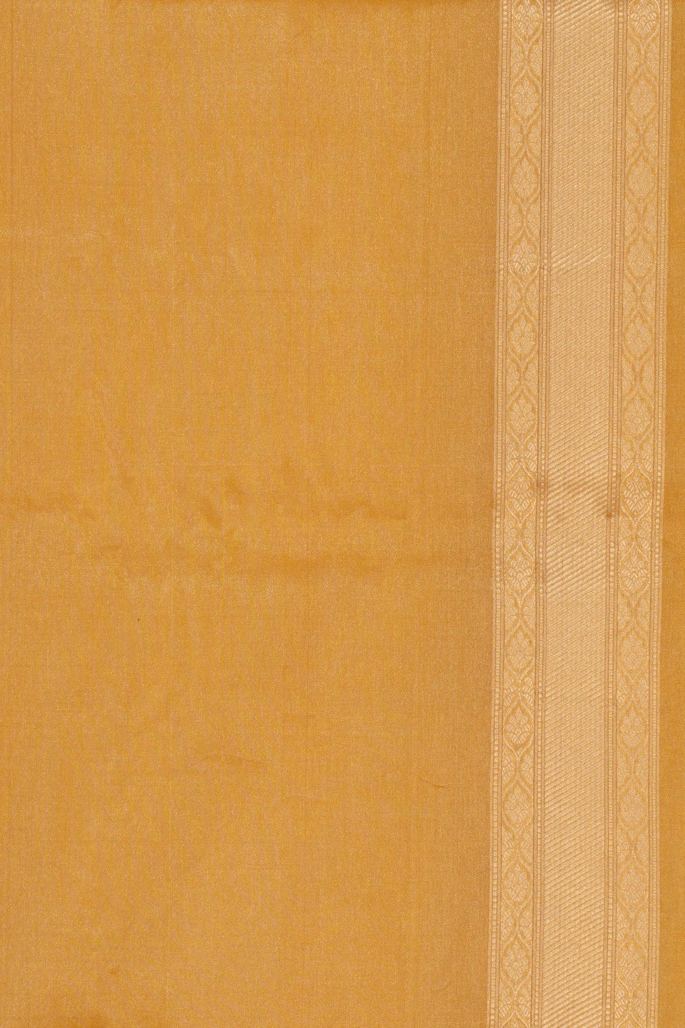 Image of Banarasi Kora Tissue Brocade Yellow Saree